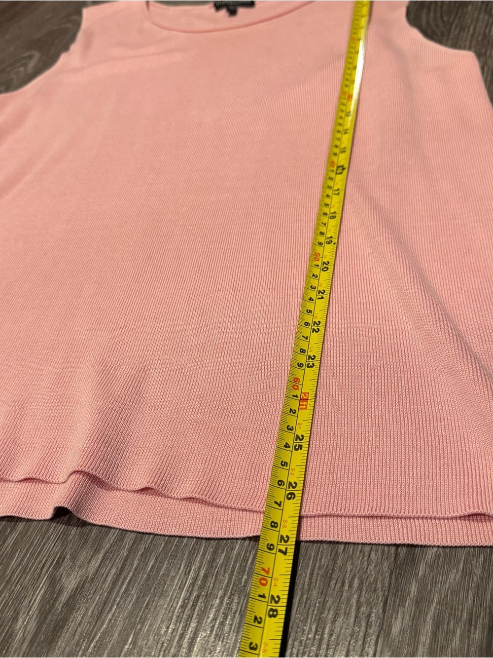 Eileen Fisher Woman 2X Pink Silk Cotton Sleeveless Knit Tank Top Shell Plus - Picture 8 of 8